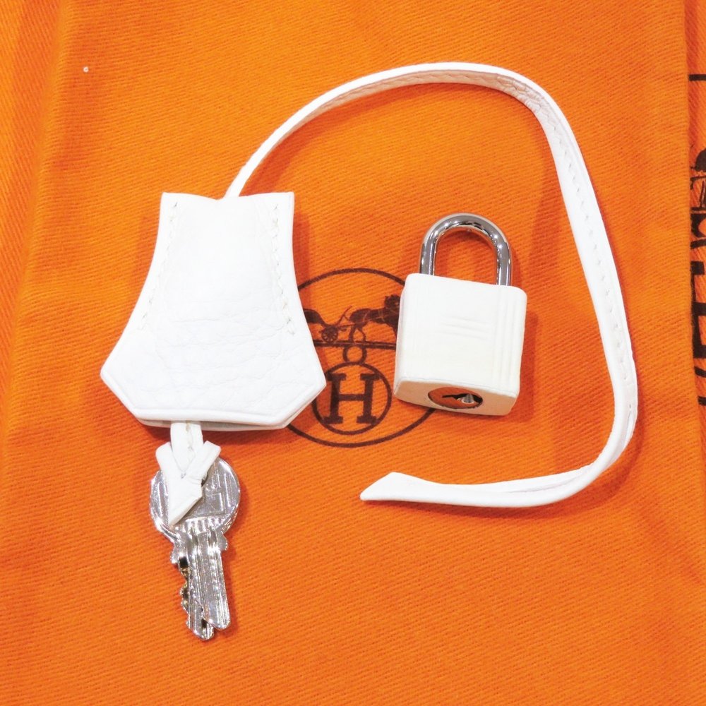 HERMES Hermes Birkin 30 Handbag Blanc/Silver hardware Togo □I stamp D7 Women'... - Picture 16 of 16